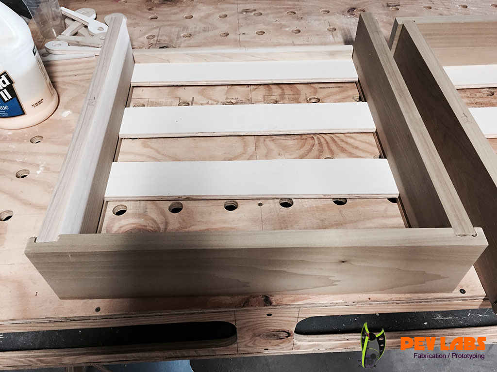 CNC Electronics Cabinet Drawer Construction