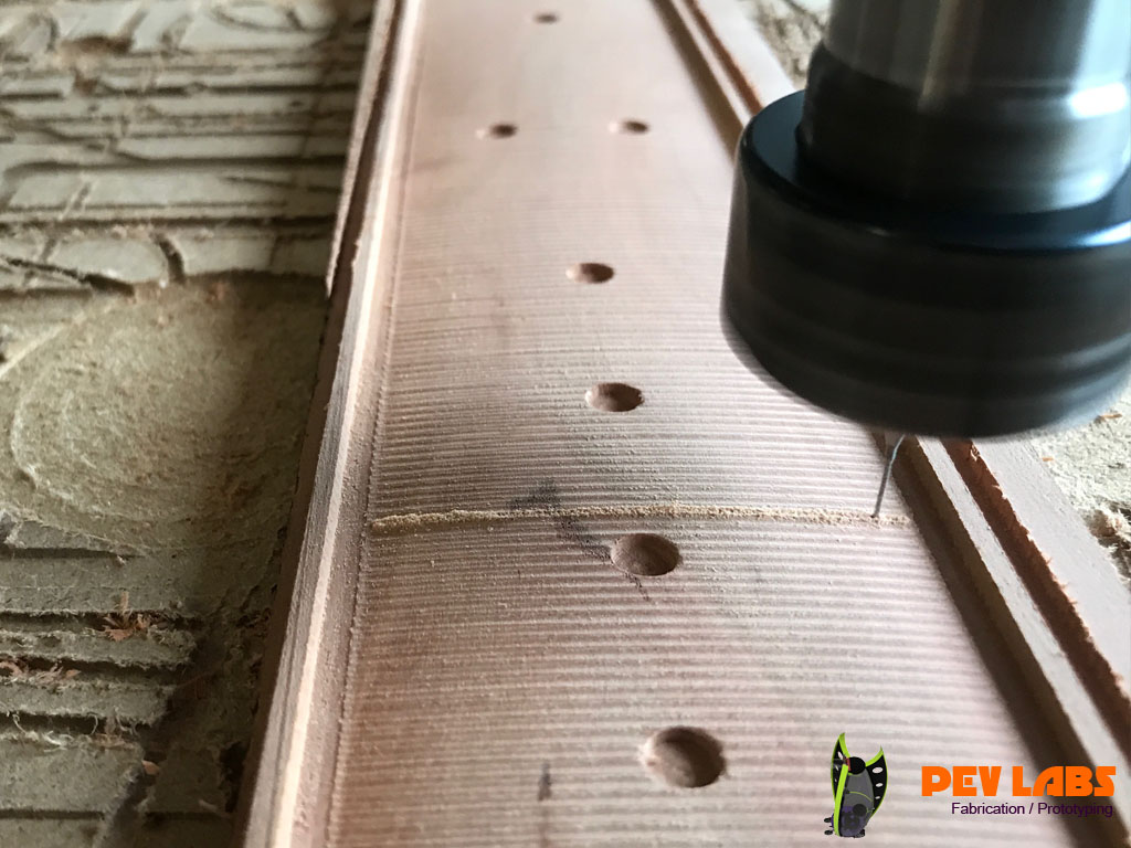 CNC Milling Guitar Fretboard Fretslots CNC Milling Guitar Fretboard Fretslots