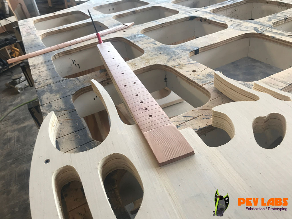 Guitar Fretboard With Logo Area Guitar Fretboard With Logo Area