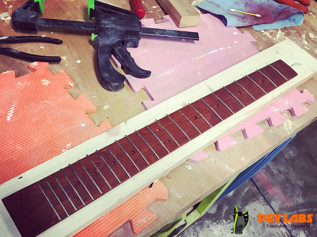 Fret Bars Installed Fret Bars Installed
