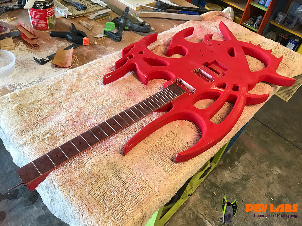 Guitar Paint Sanded Ready for Second Coat Guitar Paint Sanded Ready for Second Coat