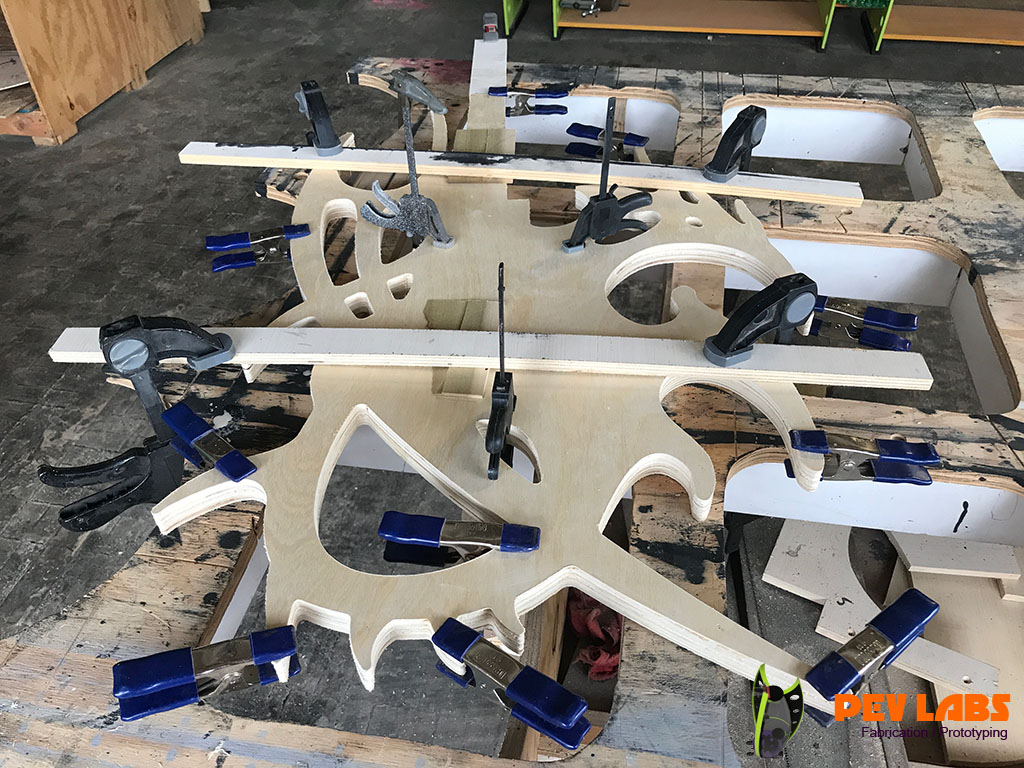 Slumber Party Massacre Guitar Clamped and Glued Slumber Party Massacre Guitar Clamped and Glued