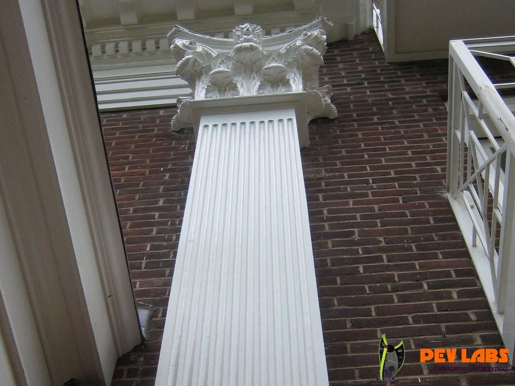 Custom Milled Fluted Pilasters