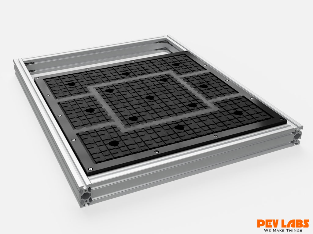 Vacuum Table in Extruded Aluminum