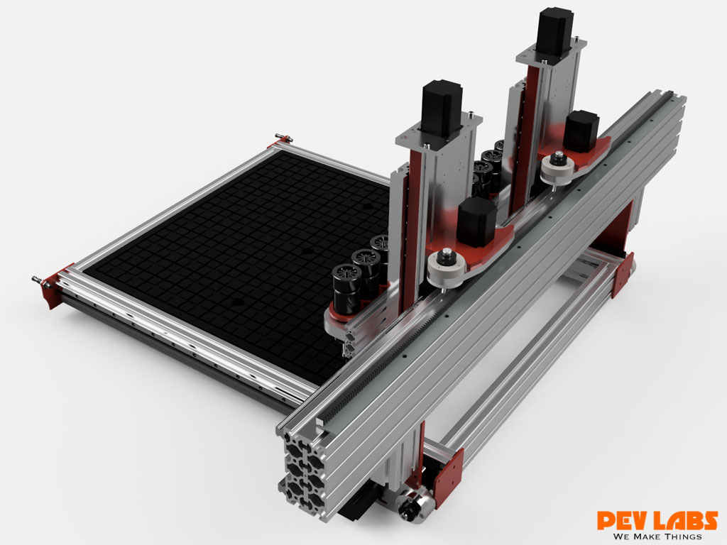 Multi Head CNC Router Iso View