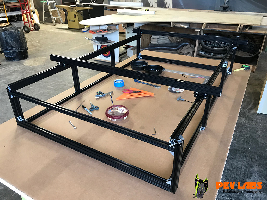 Laser Frame Adding X-Axis