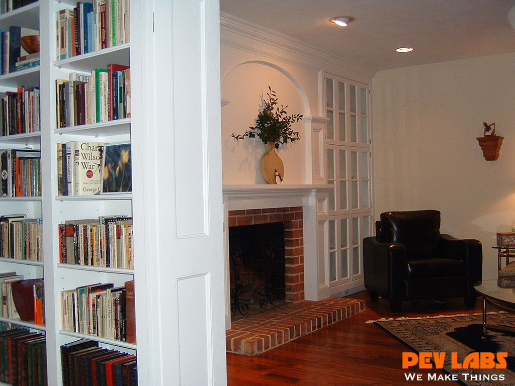 Built-in Display Cabinets Glass Doors