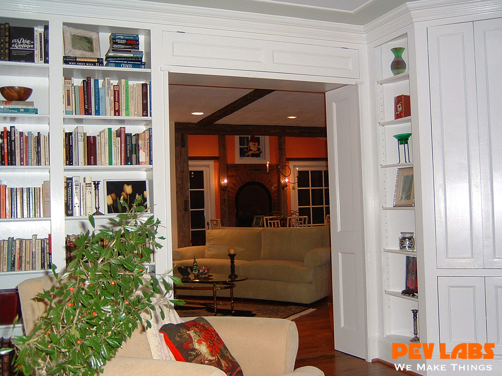 Custom Living Room Built-in Cabinets