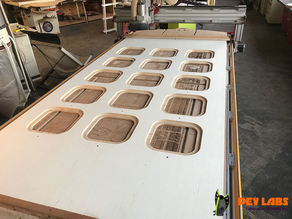 CNC Milling Cutting Table Tray Lips