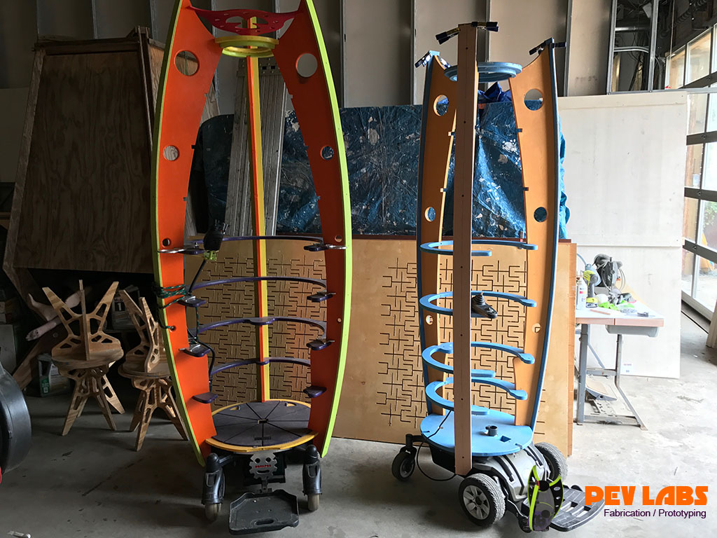 More About Our Dorkod and Peapod PEV's : DIY Personal Vertical Electric Vehicle