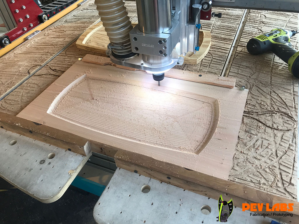 CNC Milling Wooden Serving Tray