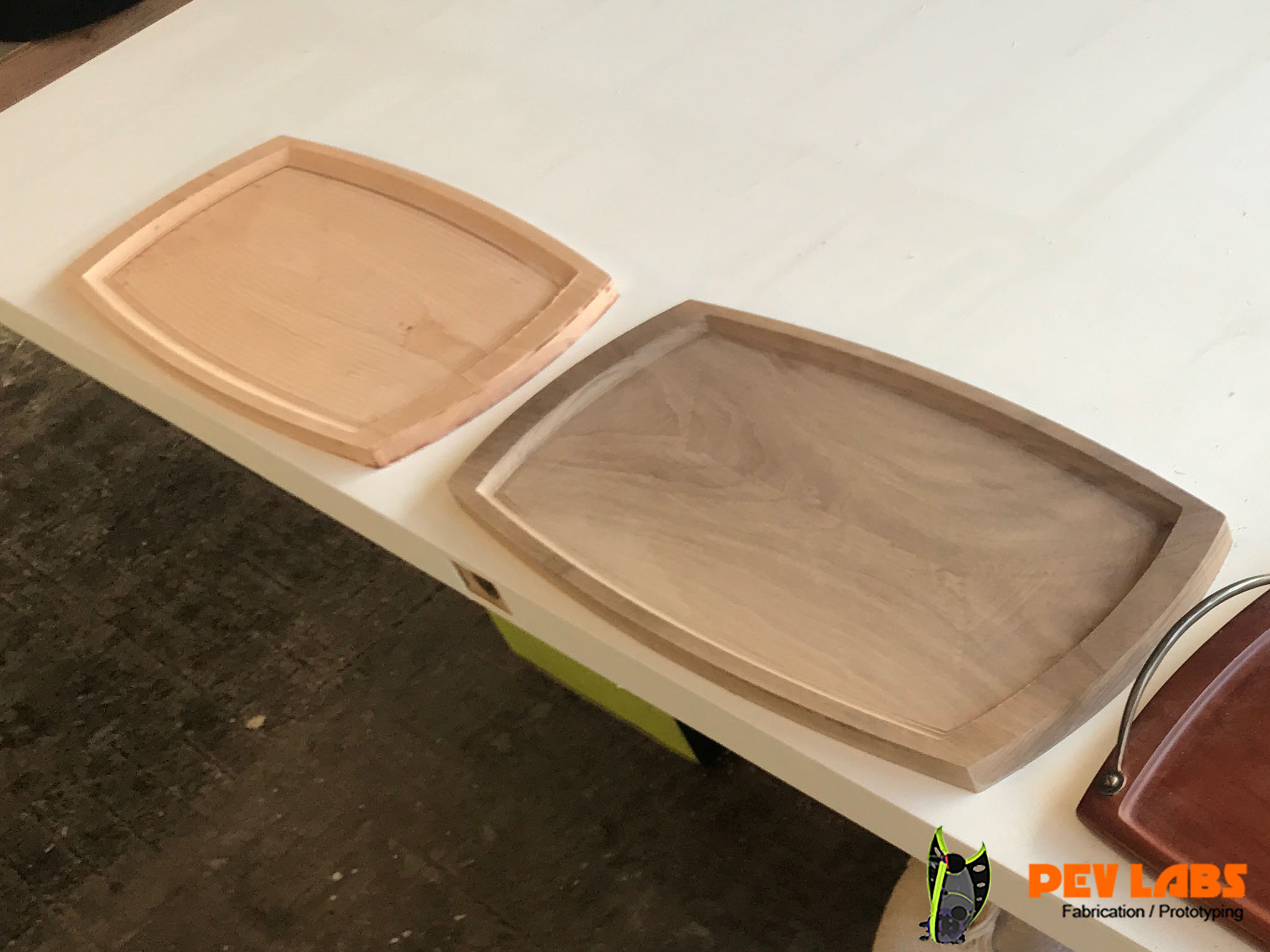 Milled Hardwood Trays