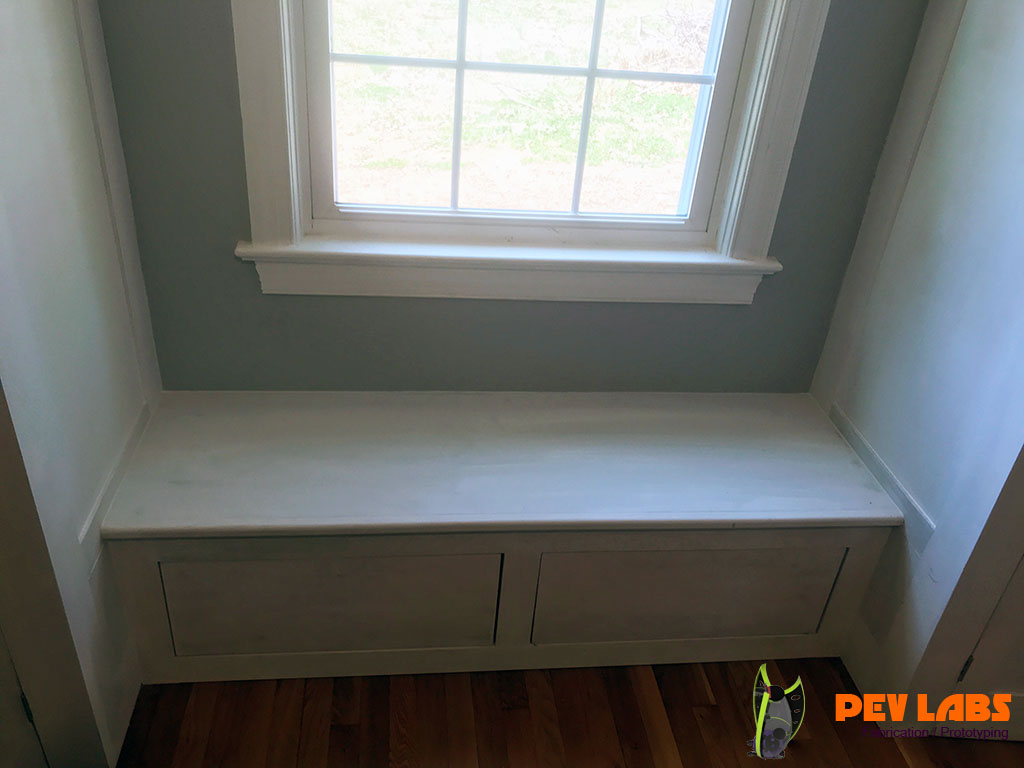 Built-in Window Seat Cabinetry