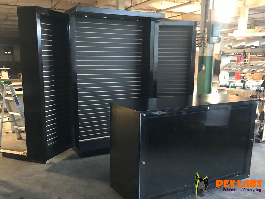 Point of Sale Custom Cabinet with TV Screen