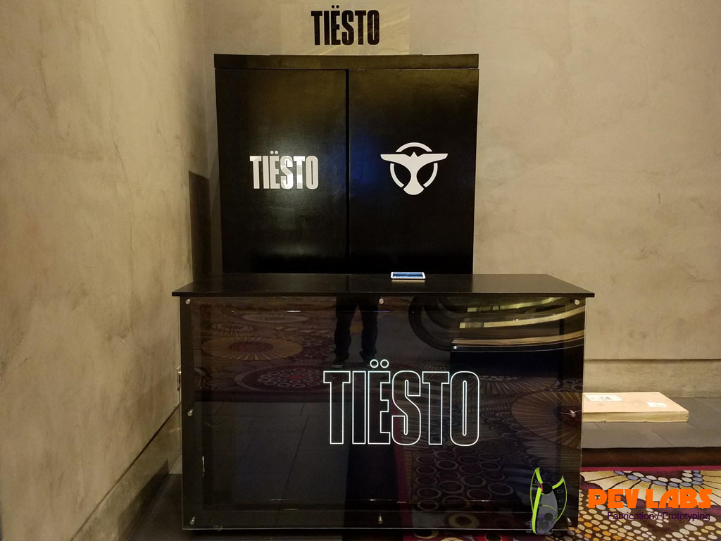 Tiesto Merch Cabinet Delivered in Vegas