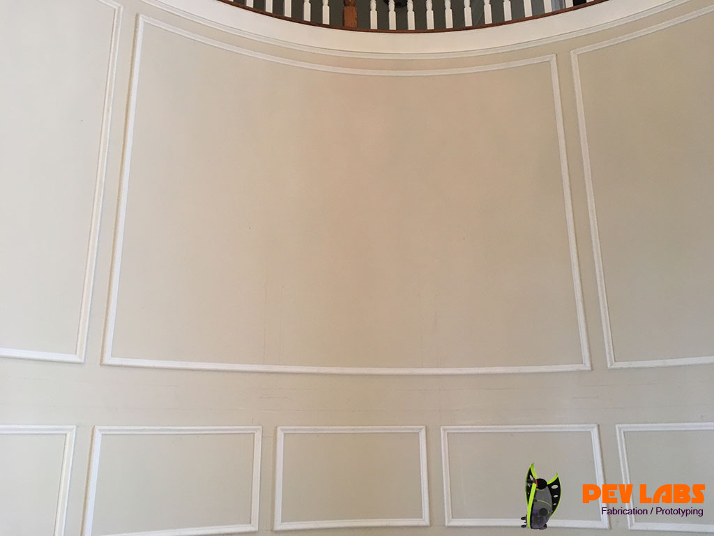 Custom Panel Molding Curved Wall