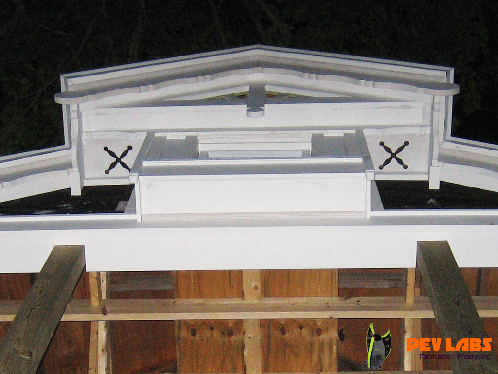 Victorian Balconette Roof Gable Vents