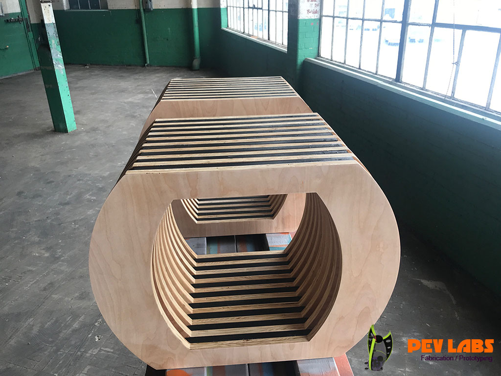 Parametric Plywood Benches
