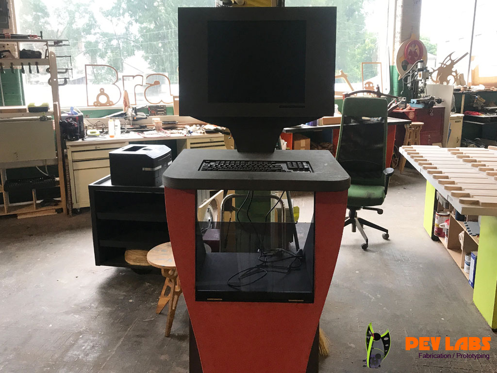 Computer Terminal Kiosk Fabrication