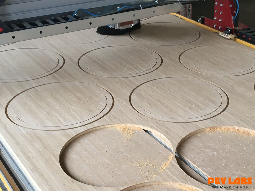 CNC Milling of Bamboo Sheet Parts