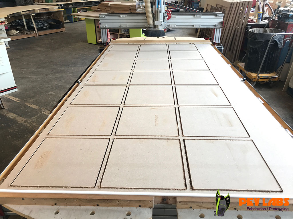 Milled Medium Density Fiberboard