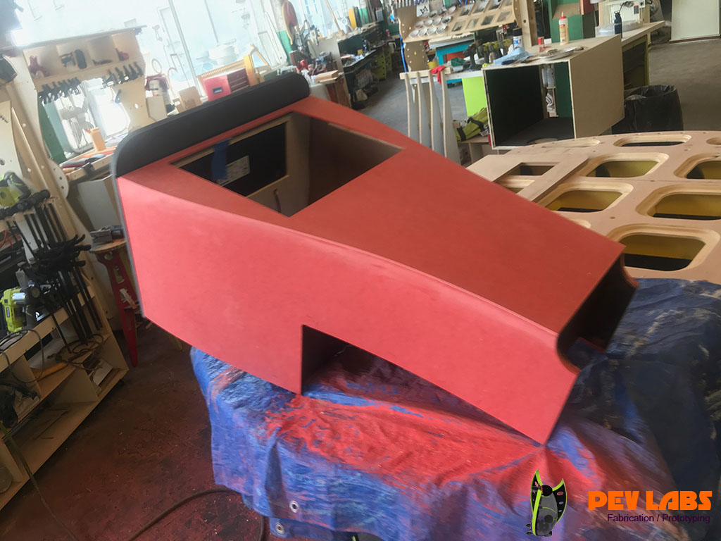 Color Core MDF Kiosk