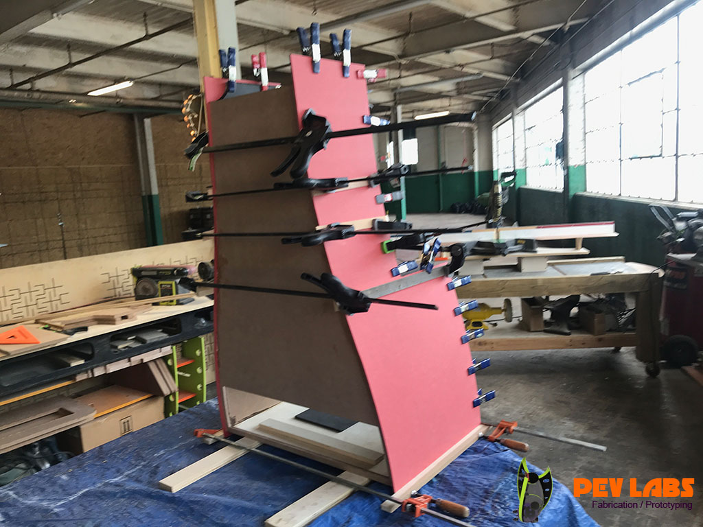 Laminating Color Core MDF