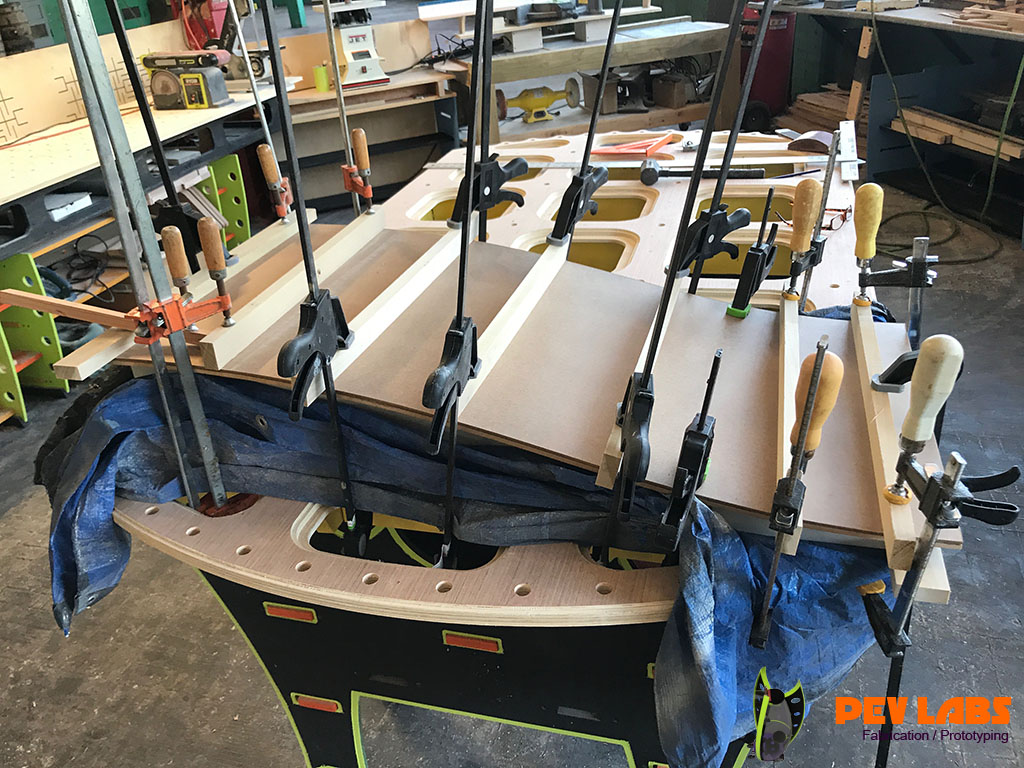 Panel Glue Up on form