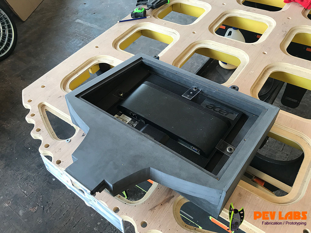 Through-Core MDF Kiosk Parts