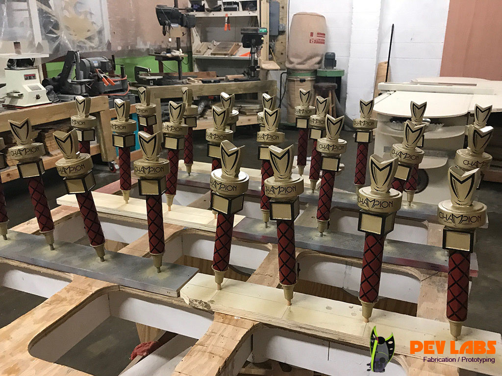 PEV Labs for Champion Tap Handles Completed