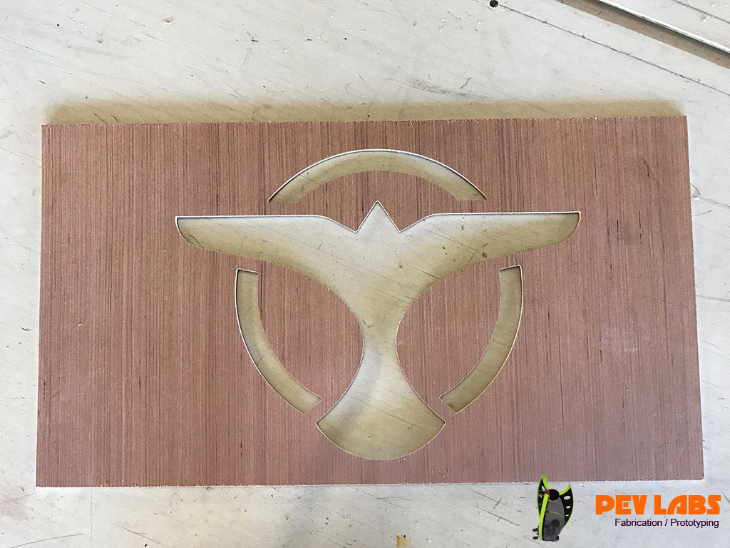 CNC Milled Sign Logo Placement Jig