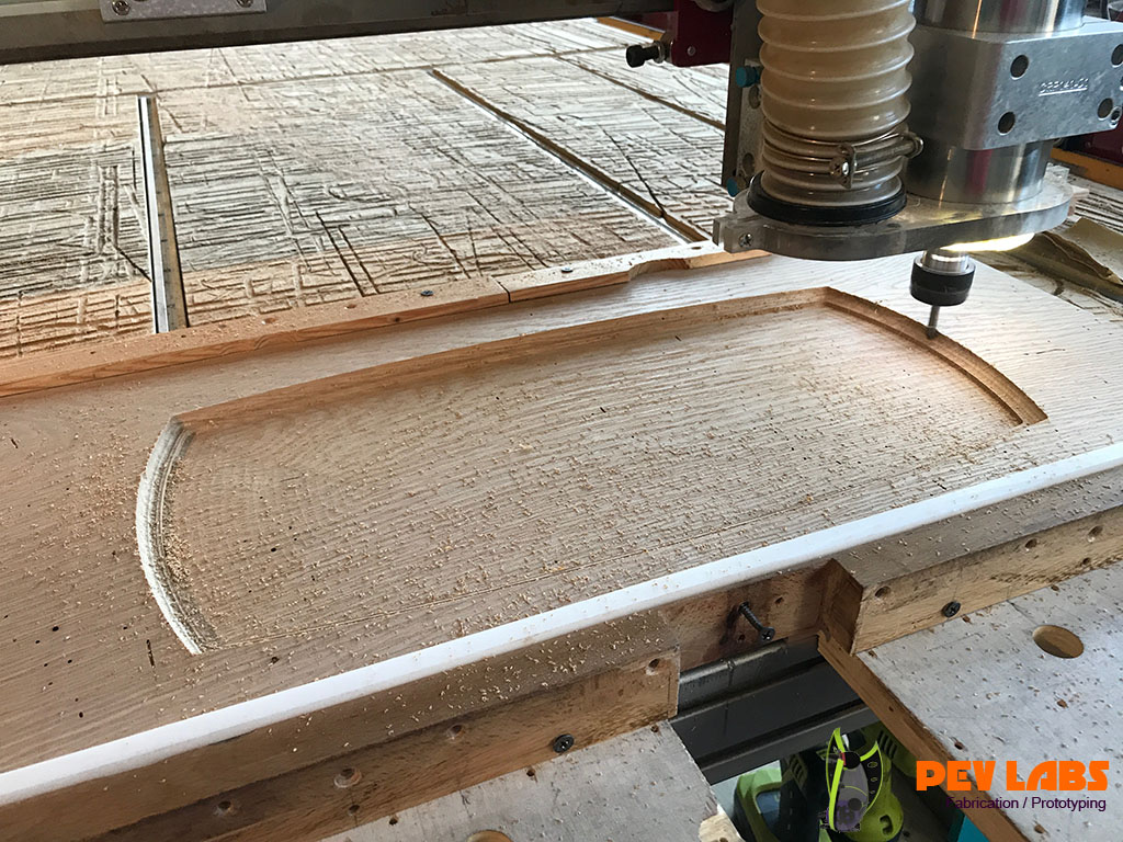 Milling Wood for Serving Tray